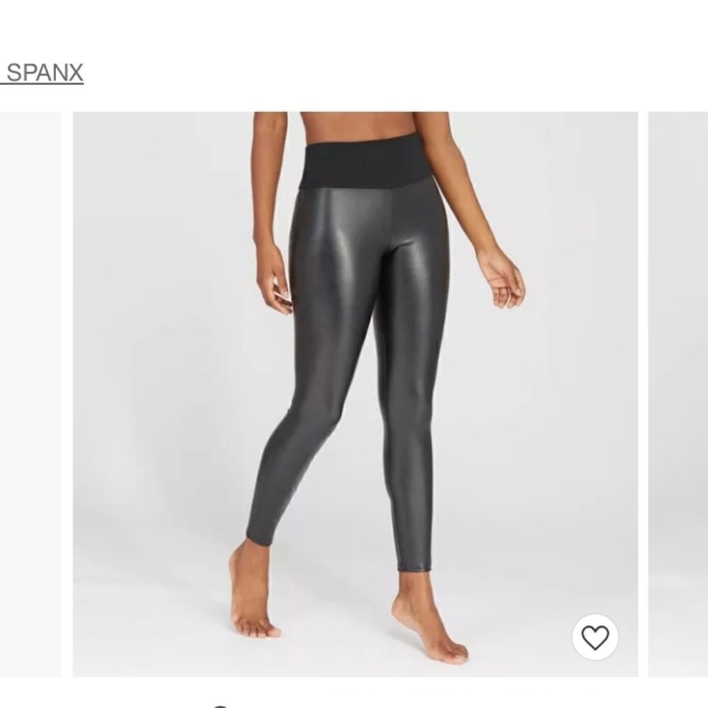 ‎NEW WITHOUT TAGS SPANX ALL OVER FAUX LEATHER